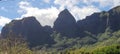 Large Boulders Form Imaginary Shapes in the Mountains Against Blue Sky! Royalty Free Stock Photo