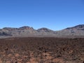 Mountains. Lava fields