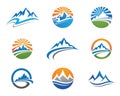 Mountains Logo Template