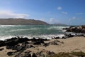 Mountains and man-made beach in Allihies, West Cork, Ireland Royalty Free Stock Photo