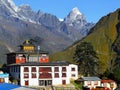 Mountains Monastery Autumn Himalayas