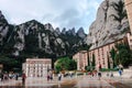 mountains and the monastery of Montserrat. Barcelona. Spain 01 September 2015 .