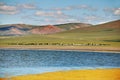 Mountains in Mongolia Royalty Free Stock Photo