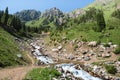 Mountains nature landscape Central Asia Kazakhstan