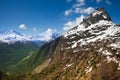 Mountains near e Emosson Dam Royalty Free Stock Photo