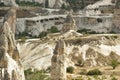 Mountains near Goreme, Cappadocia, Turkey Royalty Free Stock Photo