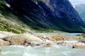 Mountains near Nigardsbreen glacier, Norway Royalty Free Stock Photo