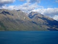 the mountains near Queenstown, new zealand Royalty Free Stock Photo