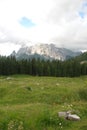 Mountains Near Sella di Razzo Royalty Free Stock Photo