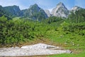 Mountains next to Gosau village, Austria