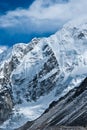 Mountains not far Gorak shep and Everest base camp