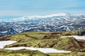 Mountains over the valley Innerdalen, Norway