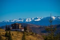 Mountains from Paltinis view Royalty Free Stock Photo