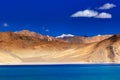 Mountains,Pangong tso Lake ,Leh Ladakh,Jammu and Kashmir,India Royalty Free Stock Photo