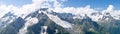 Mountains pano Royalty Free Stock Photo