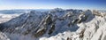 Mountains panorama from the High Tatras