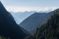 Mountains and peaks landscape. KÃÂ¼htai glacier, natural environment. Hiking in the Stubai Alps. Sellrain valley, Tirol, Austria Royalty Free Stock Photo