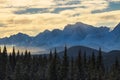 Mountains in Peter Lougheed Provincial Park, Alberta Royalty Free Stock Photo