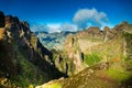 Mountains at the Pico do Arieiro surrounding areas