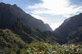 Mountains range in Rural de Teno park near isolated village Masca on Tenerife, Canary islands, Spain Royalty Free Stock Photo