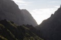 Mountains range in Rural de Teno park near isolated village Masca on Tenerife, Canary islands, Spain Royalty Free Stock Photo