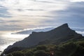 Mountains range in Rural de Teno park near isolated village Masca on Tenerife and La Gomera island on background, Canary islands, Royalty Free Stock Photo