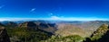 Mountains range, view from Pico de las Nieves, Gran Canaria, Spain Royalty Free Stock Photo