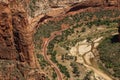 Mountains in Zion National Park in Utah Royalty Free Stock Photo