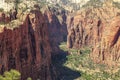 Mountains in Zion National Park in Utah Royalty Free Stock Photo