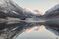 A beautiful lake near Geiranger in Norway Royalty Free Stock Photo