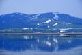 Mountains Reflected in Lake Pond Water Calm Reflection Royalty Free Stock Photo