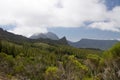 Mountains in Reunion Island National Park Royalty Free Stock Photo
