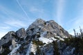 Mountains Ridge in winter Royalty Free Stock Photo