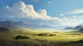 Expansive Skies And Detailed Character Design: A Journey Through Cloudy Hills