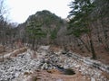 Mountains river in Seoraksan National Park