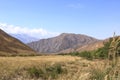 Mountains at the road to Kazarman, district of Jalal-Abad Region in western Kyrgyzstan