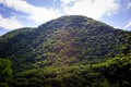 Mountains rocks a relief a landscape a hill a panorama Caucasus top a slope clouds the sky a landscape Royalty Free Stock Photo