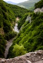 Mountains rocks a relief a landscape a hill a panorama Caucasus top a slope clouds the sky a landscape Royalty Free Stock Photo