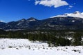 Mountains in Rocky Mountain National Park Royalty Free Stock Photo