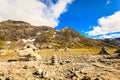 Mountains rock landscape along Trollstigen, Norway Royalty Free Stock Photo