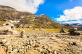 Mountains rock landscape along Trollstigen, Norway Royalty Free Stock Photo