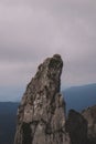 Mountains Romania Rarau- The Lady`s Stones, Pietrele Doamnei Royalty Free Stock Photo