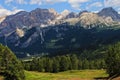 Mountains scenery in Alta Badia monuments and very nice nature in Dolomiti, UNESCO mountains Italy, Europe