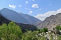 Mountains Scenery from Top of Kargah Buddha in Pakistan