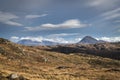 Mountains in the Scottish Geopark Royalty Free Stock Photo