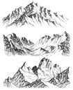 Mountains set