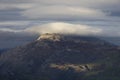 Mountains from the Sia pass, Cantabria Royalty Free Stock Photo
