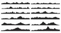 Mountains silhouettes Vector