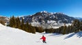 Mountains ski resort Bad Hofgastein - Austria Royalty Free Stock Photo