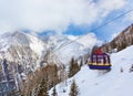 Mountains ski resort Kaprun Austria